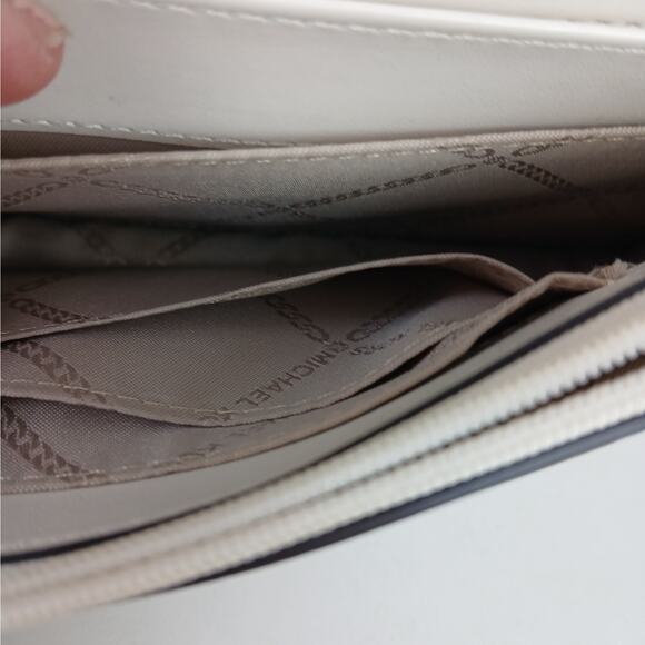 Michael Kors Jet Set Small Woven Leather Smartphone Convertible Cross-body Bag - Picture 8 of 8